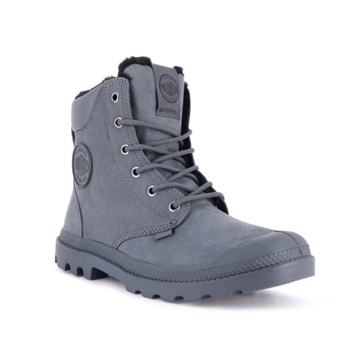 Bottes Palladium Pampa Sport Cuff WPS Femme Violette Clair | FR TVX965B